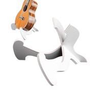 Generico Stand per violino, stand ukulele - Stand di chitarra - Display strumento in legno staccabile verticale per violino 21-26in violino banjo non slip non scagliare lo spazio di viaggio