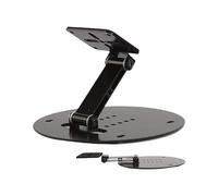 Generico Stand Projector, Foldable Metal Wall Mount, Portable Holder, Computer Accessory for Laptop, Ceiling, Travel, Work, Backyard, Picnic, and Home, 6.3x6.3x3.54 inches, Black