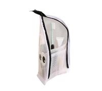 Generico Stand Up Toiletry Bag - Standing EVA Pouch Organizer with Holder | Mesh Cosmetic Bag with Zipper for Men Women Travel Vacation Vanity Toilet Gym Bathroom Dorm Business Trip