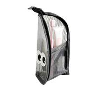 Generico Stand Up Toiletry Bag - Standing EVA Pouch Organizer with Holder | Mesh Cosmetic Bag with Zipper for Men Women Travel Vacation Vanity Toilet Gym Bathroom Dorm Business Trip