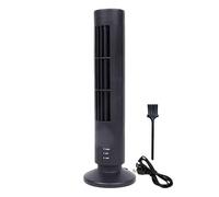 Generico Standing Bladeless Fan, Electric Tower Fan, Energy-Saving Quiet Proecss, Space-Saving Modern Design, Ideal for Home Dorm Workplace Travel, 24 Inches, Black White Color, 1 Piece