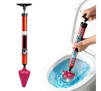 Generico Stantuffo ad Alta Pressione, Pulitore per Testina di Rimbalzo, Strumento da 12x5 Pollici con Potenza di potenziamento 'Aria, Apriscarico in, Pulitore WC con Forte aspirazione, Strumento idra