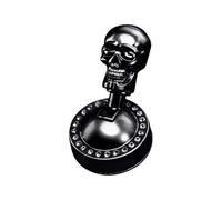 Generico Start Car Shift Knob - Gothic Skull-Shaped Metal Gear Knob | Push Start Button Cover for Vehicle Engine, Cars, RVs, Boats, Travel, Daily Commuting