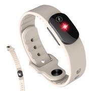 Genérico Static Wrist Strap,25 x 1,5 cm Anti Static Unisex Balance Wrist Strap - Long-Lasting Battery Life Electrostatic Removal Grounding Bracelet,for Adults Lovers Friends Women Men, bianco