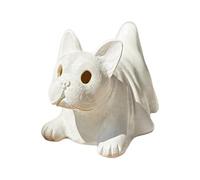 Generico Statua Bulldog | Figura Animale Cava Tavolo Cane Resina,Ornamento da Scrivania Modello Decorativo Cucciolo Animale,per Esposizione in Salotto Armadietti Mensola Tavolo
