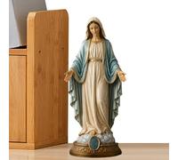 Generico Statua Della Madonna,20 cm Religiosa Sacra - Statue Cattoliche Figurina Gesù - Per Arredo Casa Camera da Soggiorno Ufficio Tavolo Scrivania Mensola Giardino Matrimonio Regalo