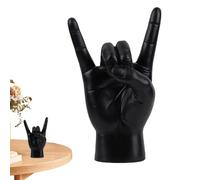 Generico Statua Della Mano Rock And Roll | Statue Di Dita Con Scultura A Manoo | Decorazione Per La Casa Ti Amo Con Le Mani, Decorazione Estetica Per Scaffali, Regali Per La Famiglia E Gli Amici
