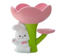 Generico Statua Di Coniglio | Decorazioni Per La Mensola Delle Chiavi,Figure Di Coniglio In Resina Floreale - Per Casa Soggiorno Camera Da Ingresso Interno Cascina Riempitore Cestino San Pasqua