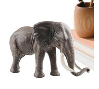 Generico Statua Di Elefante | Figura Di Elefante Asiatico - Scultura Animale Realistica, Ornamento Interno Esterno Per Apprendimento Precoce Bambini