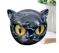 Generico Statua Di Gatto - Decorazioni Per La Casa In Resina Con Figurine Di Gatti,Regalo Arredamento Moderno per Donna Uomo Libreria Tavolo Camera Da Letto Soggiorno Ingresso