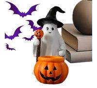 Generico Statua Fantasma Halloween | Decorazioni di Halloween Carine e Spaventose per Vassoio a Piani - Decorazione Casa Scrittoio Mostro per Ingresso Credenze Tavolo Libreria