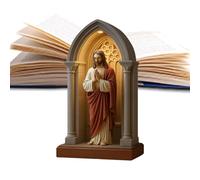 Generico Statua Lampada Madonna | LED Lampada Vergine Maria Stile Vintage - Per Scrivania Camera Soggiorno Zona Meditazione