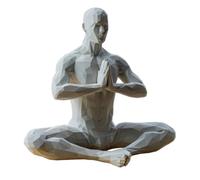 Generico Statua Per Yoga E Meditazione,Statuetta Di In Meditazione Da Esposizione | Scultura Astratta Mindfulness Da Collezione, Ornamento Decorativo Da Scrivania Per La Libreria O Il Tavolo