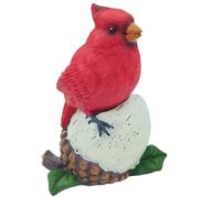 Generico Statua ' rosso - Ornamento natalizio ' | Scultura artificiale di - Ornamenti decorativi fatti a mano per per il davanzale del soggiorno, della scrivan