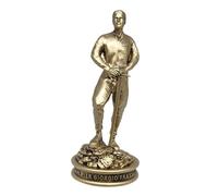 Generico Statua San Pier Giorgio Frassati in resina tipo bronzo cm. 17. Made in Italy.