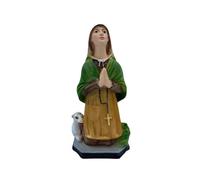 Generico Statua Santa Bernadette in Marmo Resina cm. 21 dipinta a mano