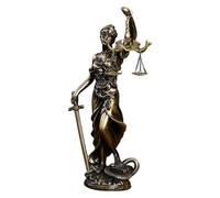 Generico Statua Signoras Giustizia, Statua Della Dea Cieca Della Giustizia In Resina, Statua Ornamento Artigianale D'arte Moderna Creativa Per Un Regalo D'inaugurazione