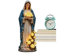 Genérico Statua solare della Vergine Maria con luce