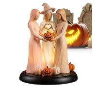 Generico Statua Tre Sorelle con LED Autunno Halloween E