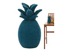 Generico Statue Ananas Décorative - Pièce Maîtresse de Table Veloutée 24 cm | Sculpture Moderne Décoration Intérieure | Pour Étagère, Armoire, Manteau de Cheminée, Bureau, Fêtes, Maison