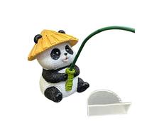 Generico Statue Di Animali | Scultura Di Un Panda Che Realizzata In Resina - Statue Per Il Giardino | Per Cortile, Giardino, Patio, Balcone, Prato, Esterno, Vasca Per Acquario, Stagno