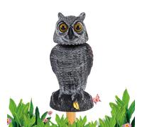 Generico Statue di Esca da Gufo Realistica-Scultura Resistente alle Intemperie con Funzionalità Girevole A 360 Gradi-finte Trame per Spaventare Gli Uccelli-deterrente dei Piccioni Il Balcone del Te