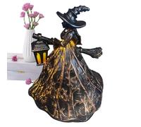 Generico Statuetta Decorativa della di Halloween - Statua con Accento sullo scaffale | Espositore Magico Illuminato per Ornamento della, Pezzo di Illuminazione da Tavolo Gotico incantato per cuci