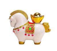 Generico Statuetta Di Cavallo | Scultura Simbolo Della,Decorazioni Per Il Nuovo Anno 2026 A Forma Di Cavallo | Per Natale Camera Da Compleanno Casa Cinese Donne Uomini