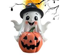 Generico Statuetta Fantasma | Scultura Fantasma con,Piccola Figura in Resina per Halloween per Camera da Letto Scrivania Libreria Casa