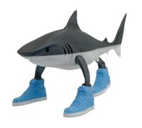 Generico Statuetta TungTungTungSahur, Decorazione da Scrivania Tralalero Tralala, Squalo con Scarpe, Animali Divertenti Stampati in 3D, Regalo da Collezione, Figure Brainrot Italiano (A)