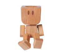 Genérico Statuette in legno per cruscotto auto, manuale per auto, statuetta decorativa, decorativi per interni del veicolo o comodino camera da