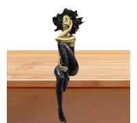 Genérico Statuette per la decorazione della casa, statuette afro ragazza decorazione dell'ufficio, scultura artistica per soggiorno, hotel, ristorante, biblioteca, caffetteria, studio appartamento