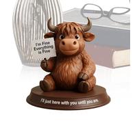 Genérico Statuina In Resina - Scultura In Resina Adorabile | Figura Di Animale - per Bagno, Cucina, Scaffale, Ufficio, Vassoio A Gradini e Decorazione per la Tavola