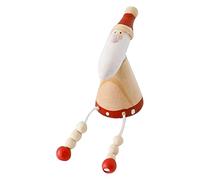 Generico Statuina Natalizia - Scultura Stile Rustico | Statuina Rustica In Legno Per Natale - Per Credenza Scrivania Libreria Mensola