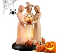 Generico Statuine 'Amicizia Arte Astratta Spettrale Con Di Halloween