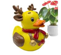 Genérico Statuine Di Anatra - Decorazione Da Tavolo Di Natale In Resina Artistica,Figure Di Animali - per Casa Soggiorno Camera Da Letto Posto Di Lavoro Aula Scaffale Armadio Mensola Natale