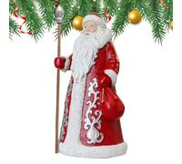 Generico Statuine Di Babbo Natale | Scultura Da Tavolo In Resina Da Collezione,Scultura Di Babbo Natale Natalizia | Per Soggiorno Camera Da Camera Dei Bambini Comodino Scaffali Librerie Davanzali