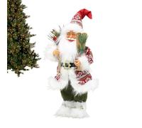 Generico Statuine di Babbo Natale - Statua di Babbo Natale per Il,Figurina del Personaggio Natalizio,per Davanzale Tavolo da Pranzo Libreria Interno Esterno Feste Celebrazioni