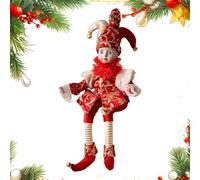 Generico Statuine Natalizie,Statuina Ragazza Natalizia - Bambole Centrotavola Grandi 45 cm | Per Cameretta Soggiorno Scaffale Compleanni Bambini Regalo