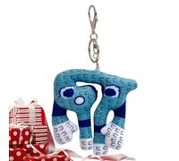 Generico Steal a Brain Rot 6 7 Plush Toy Keychain, Comodo Ornamento Appendere, Divertente Regalo per Ventaglio, Peluche Morbido per Decorazione E Collezione