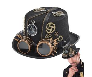 Generico Steampunk Da Uomo - A Cilindro Gotico, Per Cosplay Vintage | Di Alta Qualità Che Può Essere Utilizzato Come Accessorio Di Sia Per Uomo Che Per Donna, Per Hall