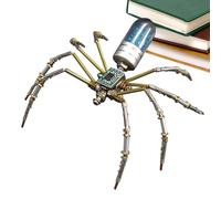Generico Steampunk Spider Model, 3D Metal Mechanical Set, 3.94x4.33x1.57 Inches Kit with Durable, Metal Material, Robot Toy with Handmade, Building Activity for School Home Leisure