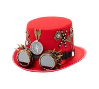 Generico Steampunk Top Hat - Gothic Victorian Costume | Unisex Felt Design