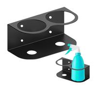 Generico Steel Spray Bottle Holder - Wall-Mounted Spray Bottle Bracket | Steel Paint Bottles Storage Rack for Walls | Paint Sprays Bottles Rack for Garage and Home, Tool Organizer, Wall Mount Bracket