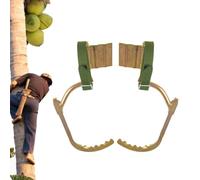 Generico Steel Tree Climbing Spikes And Poles Gear, Adjustable Spurs | 45# Solid Steel Construction with Adjustable Locking Ring; Secure Tree Climbing Spurs for Utility Work, Fruit Picking, and