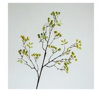 Generico Steli Di Bacche Artificiali Flessibili For Decorazioni Festive, Rami Di Bacche Artificiali Centrotavola Mazzi Da Matrimonio Albero Di Natale E Composizioni Floreali Faidate(White)