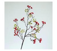 Generico Steli Di Bacche Artificiali Flessibili For Decorazioni Festive, Rami Di Bacche Artificiali Centrotavola Mazzi Da Matrimonio Albero Di Natale E Composizioni Floreali Faidate(Green)