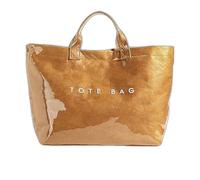 Generico Stellaya Womens Letters Print Tote Bag,Stellaya Fashion Retro Tote Bag,PVC Large Kraft Paper for Women (Khaki)
