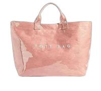 Generico Stellaya Womens Letters Print Tote Bag,Stellaya Fashion Retro Tote Bag,PVC Large Kraft Paper for Women (Pink)