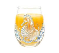 Generico Stemless Wine Glass - 400ml Sea-Themed Novelty Glassware